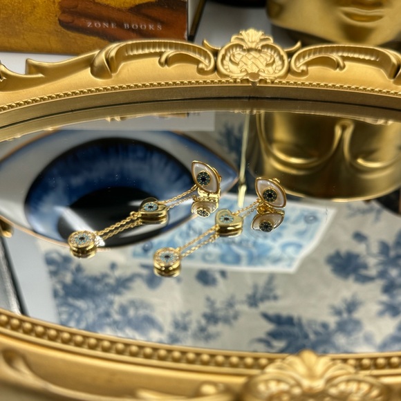 🆕 KATE SPADE 🧿 NWT Evil Eye Linear Earrings - Picture 4 of 16